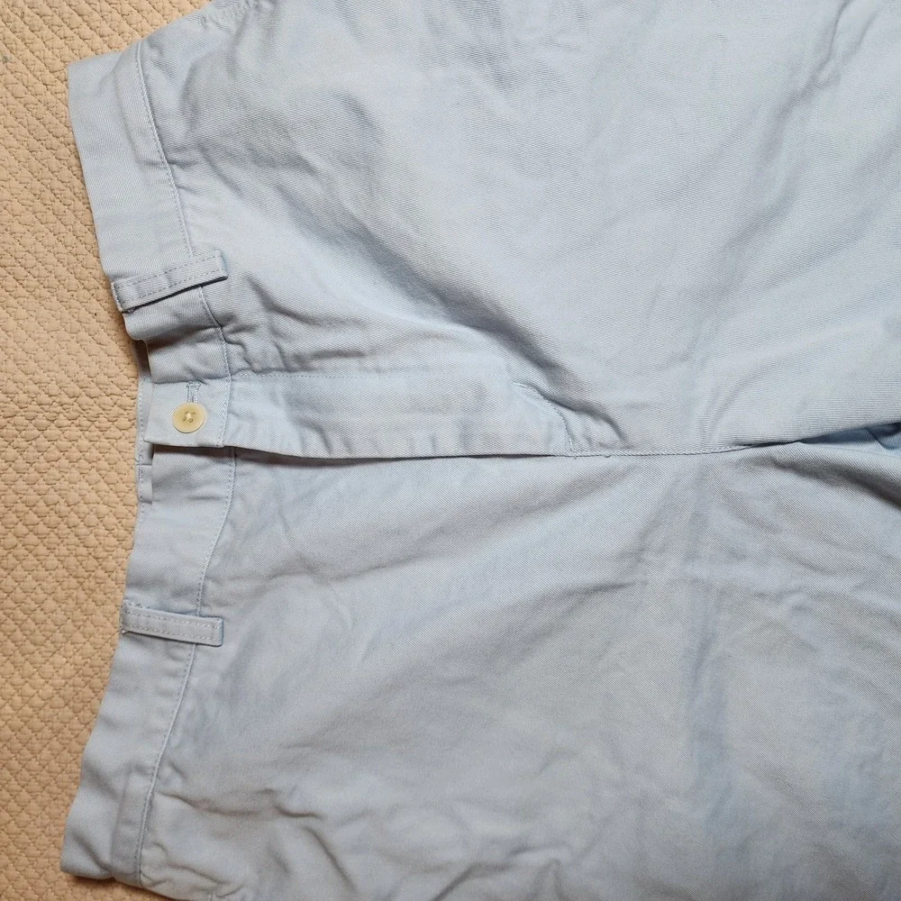 Vineyard Vines By Shep & Ian Chino Shorts Mens 33 Light Blue Regular Fit Pocket